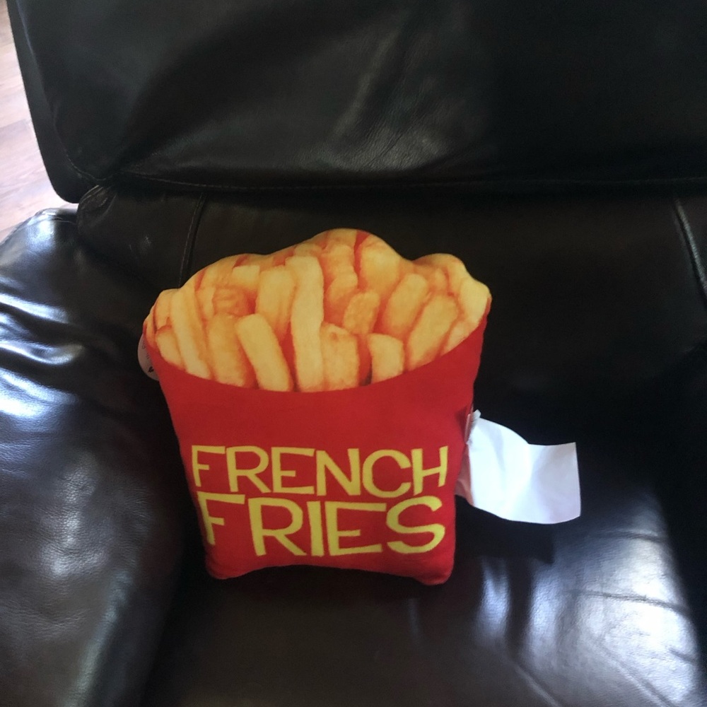 Expressions French Fries Plush Throw Pillow - Picture 2 of 5